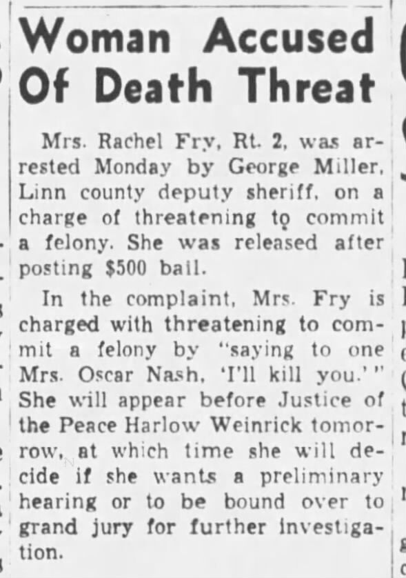 Clipping from Albany Democrat-Herald